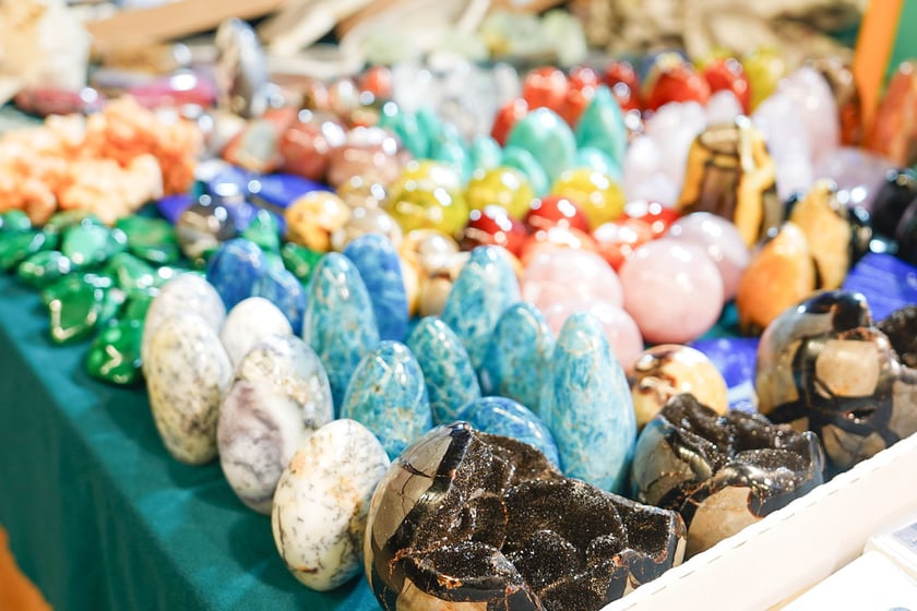 Powiększ obraz: Jesienne Targów Minerałów, Biżuterii i Wyrobów Jubilerskich w hali Orbita.