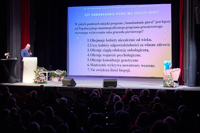 Uroczystość 30-lecia programu wczesnego wykrywania raka piersi we Wrocławiu