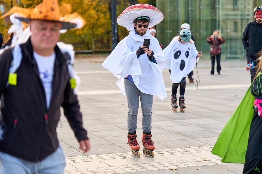 Halloween na rolkach. Wrocław, 25.10.2025