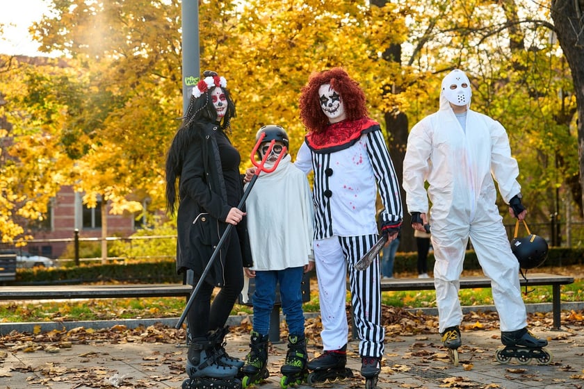 Halloween na rolkach. Wrocław, 25.10.2025