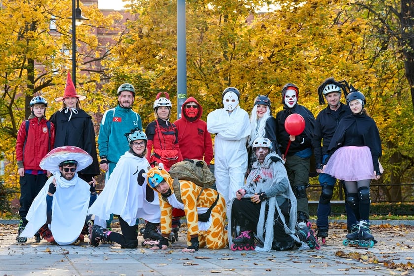 Halloween na rolkach. Wrocław, 25.10.2025