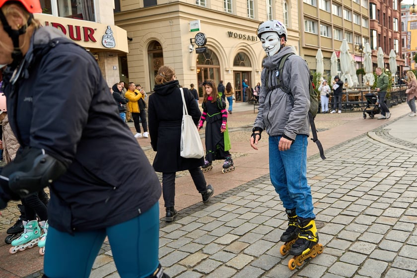 Halloween na rolkach. Wrocław, 25.10.2025