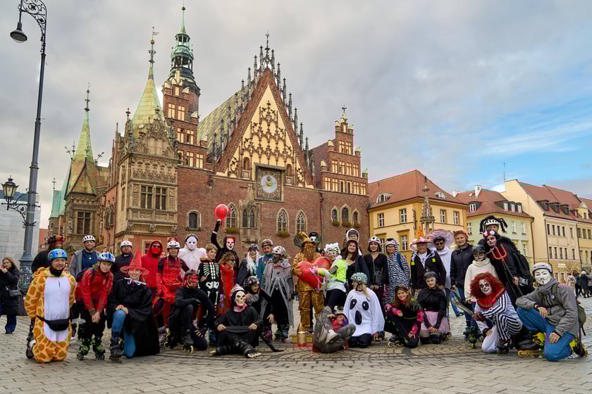 Halloween na rolkach. Wrocław, 25.10.2025