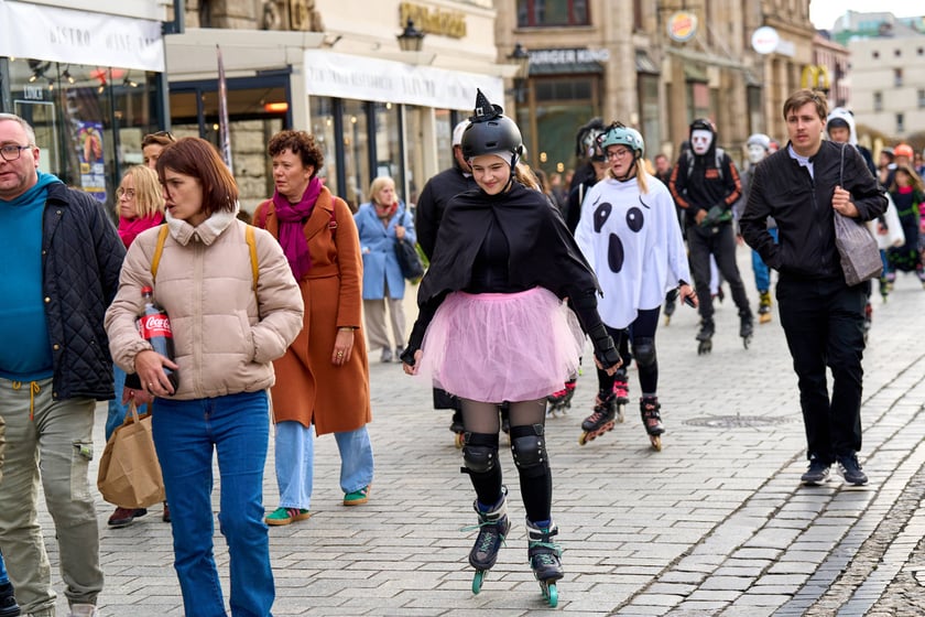 Halloween na rolkach. Wrocław, 25.10.2025