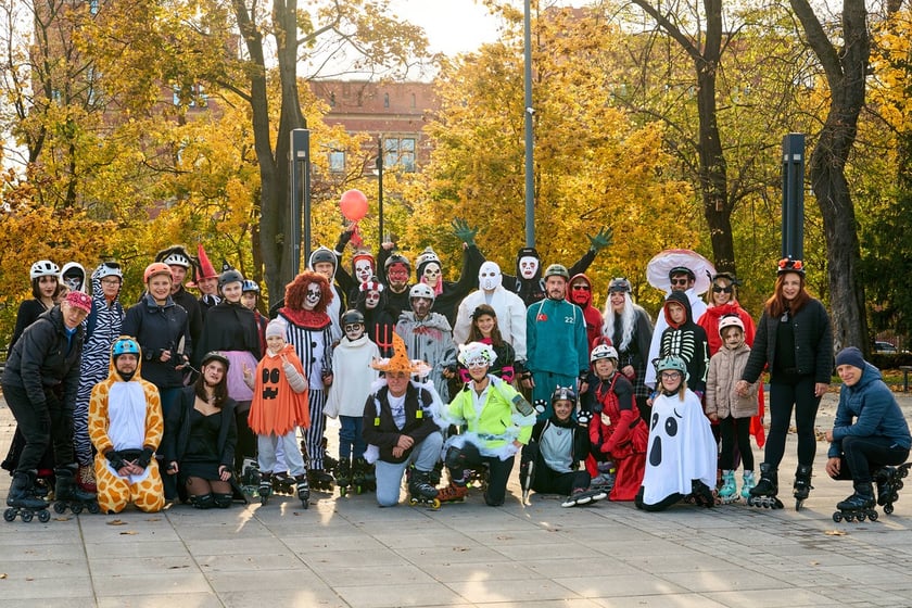 Halloween na rolkach. Wrocław, 25.10.2025