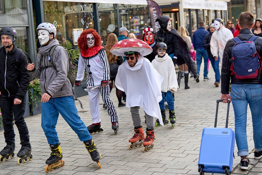 Halloween na rolkach. Wrocław, 25.10.2025