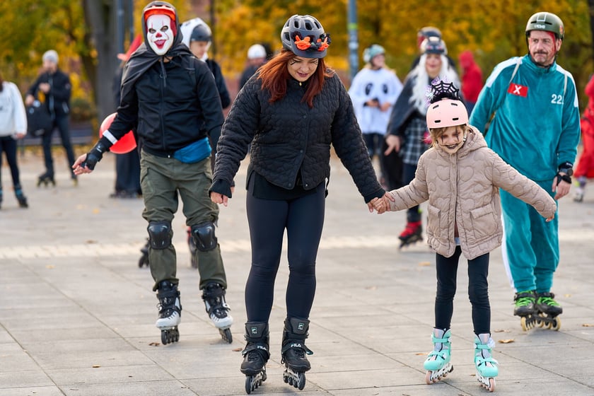 Halloween na rolkach. Wrocław, 25.10.2025
