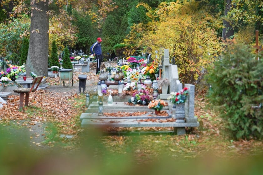 Przygotowania do Wszystkich Świętych na cmentarzu Grabiszyńskim - 26.10.2025