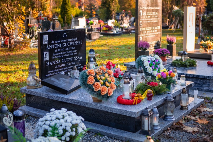 Cmentarz Osobowicki o poranku 1 listopada 2025