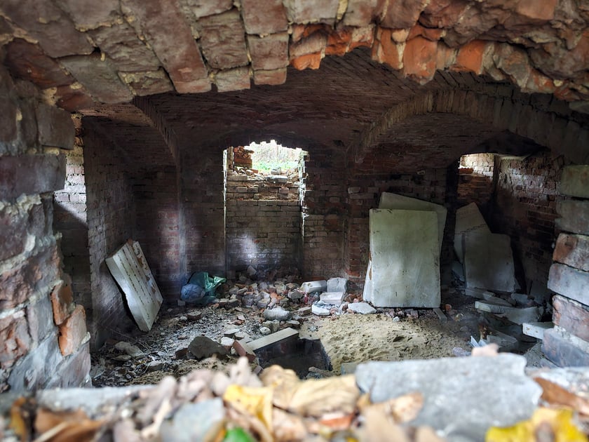 Grobowiec Lauterbach&oacute;w w Wilczynie - wnętrze