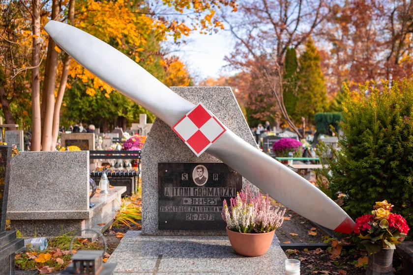 Popołudnie 1 listopada 2025 na cmentarzu Grabiszyńskim