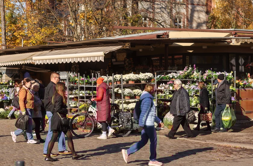 Poranek na cmentarzu Osobowickim, 1 listopada 2025