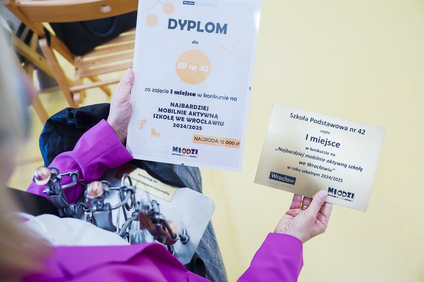 Najbardziej mobilnie aktywna szkoła we Wrocławiu. Wyniki III edycji konkursu - 5.11.2025