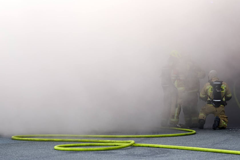 Ćwiczenia służb na lotnisku we Wrocławiu, 5 listopada 2025