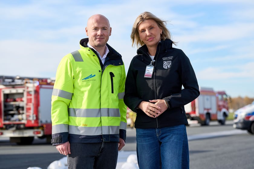 Ćwiczenia służb na lotnisku we Wrocławiu, 5 listopada 2025