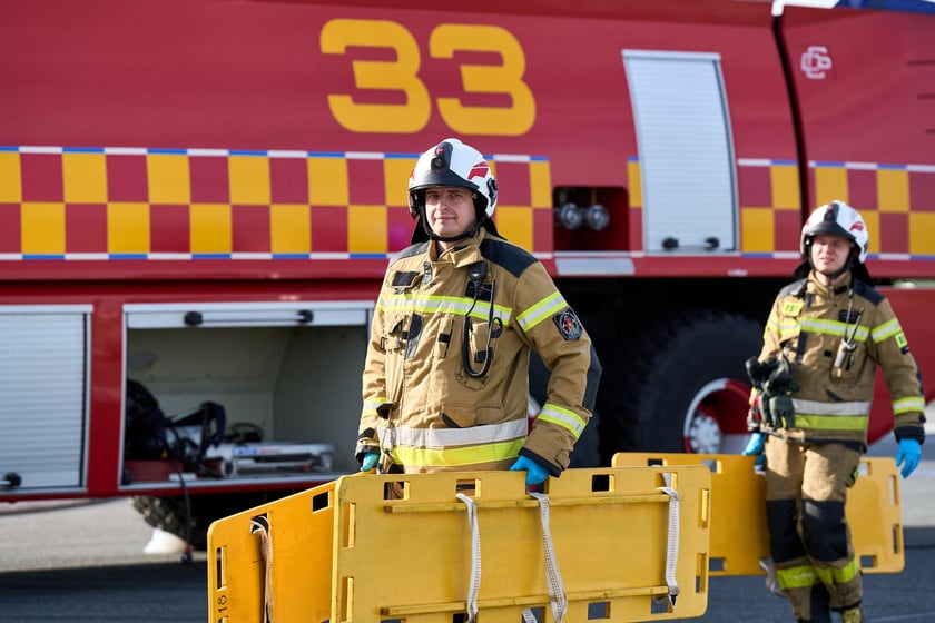 Ćwiczenia służb na lotnisku we Wrocławiu, 5 listopada 2025