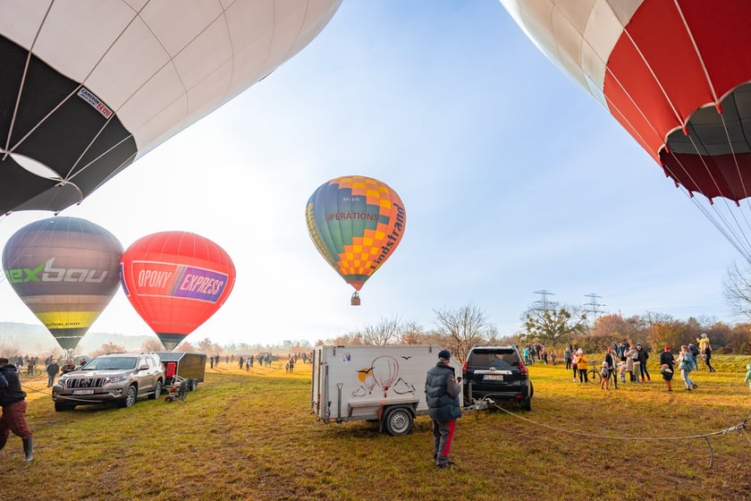 Fiesta balonowa we Wrocławiu, 11 listopada 2025 r.