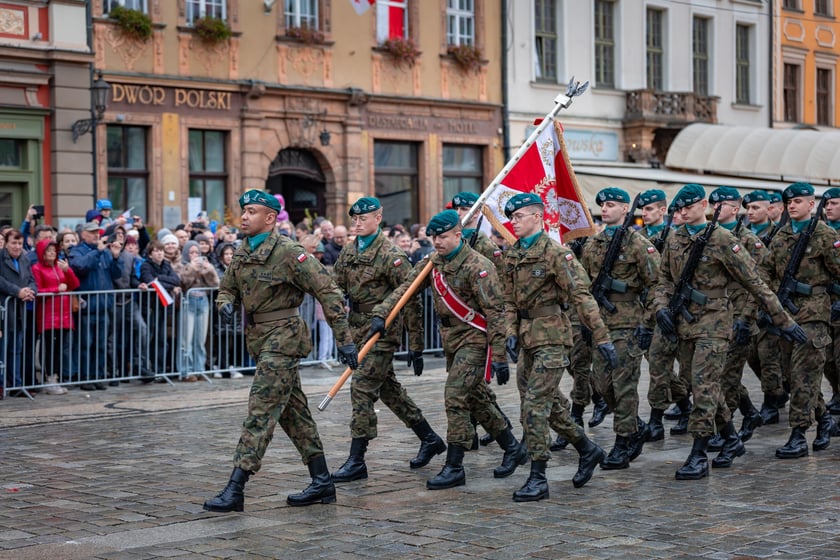 Oficjalne obchody Święta Niepodległości na wrocławskim Rynku