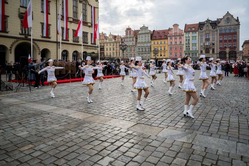 Finał Radosnej Parady Niepodległości w Rynku