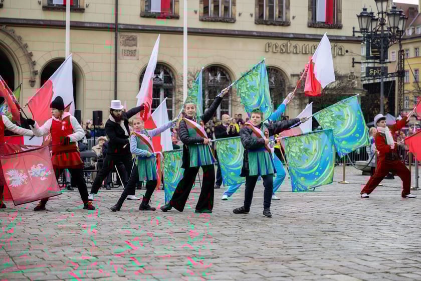 Finał Radosnej Parady Niepodległości w Rynku