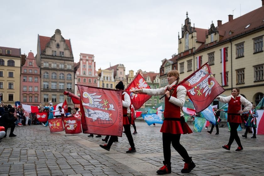 Finał Radosnej Parady Niepodległości w Rynku
