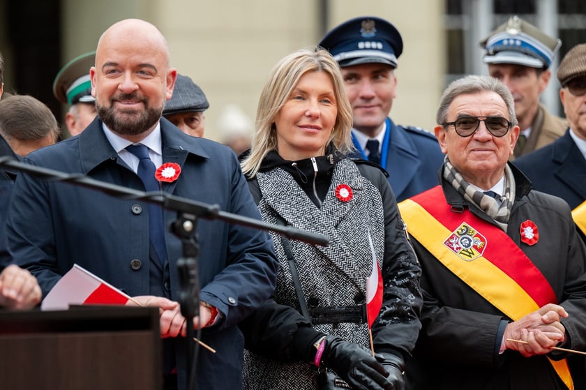 Finał Radosnej Parady Niepodległości w Rynku