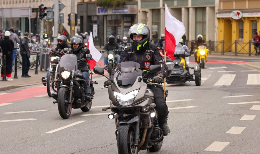 Kawalkada motocykli z okazji Święta Niepodległości we Wrocławiu, 11 listopada 2025