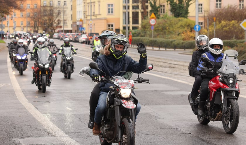 Kawalkada motocykli z okazji Święta Niepodległości we Wrocławiu, 11 listopada 2025