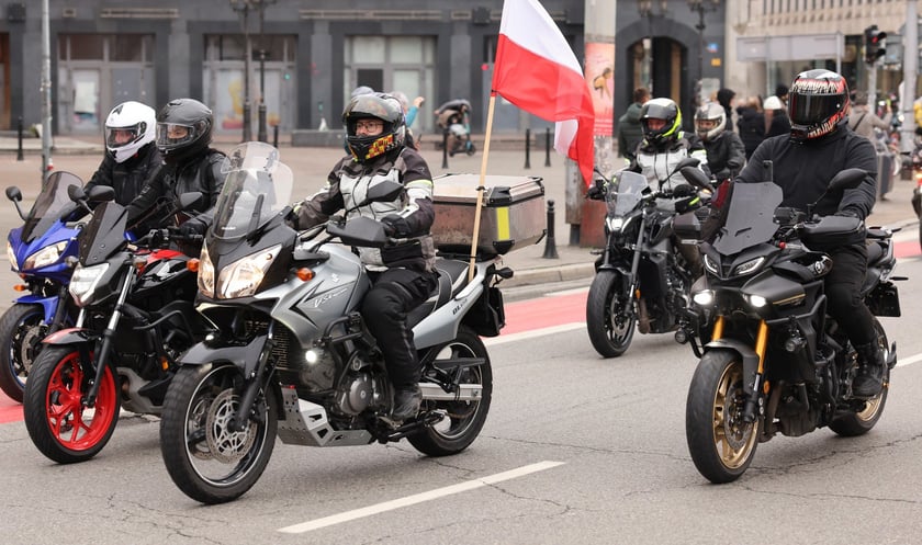 Kawalkada motocykli z okazji Święta Niepodległości we Wrocławiu, 11 listopada 2025