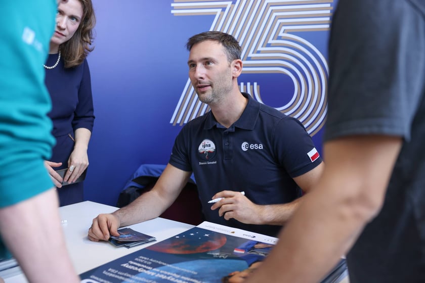 Spotkanie z polskim astronautą dr Sławoszem Uznańskim-Wiśniewskim na Uniwersytecie medycznym we Wrocławiu, 12 listopada 2025