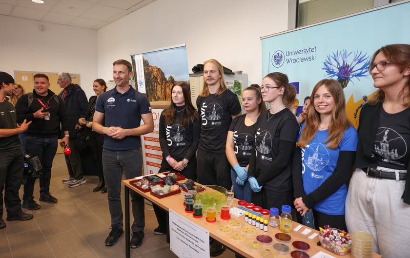 Spotkanie z polskim astronautą dr Sławoszem Uznańskim-Wiśniewskim na Uniwersytecie medycznym we Wrocławiu, 12 listopada 2025