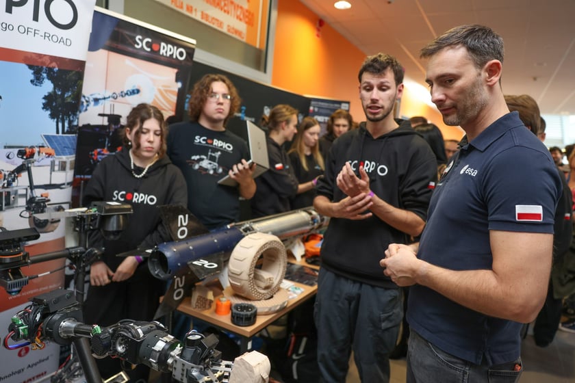 Spotkanie z polskim astronautą dr Sławoszem Uznańskim-Wiśniewskim na Uniwersytecie medycznym we Wrocławiu, 12 listopada 2025