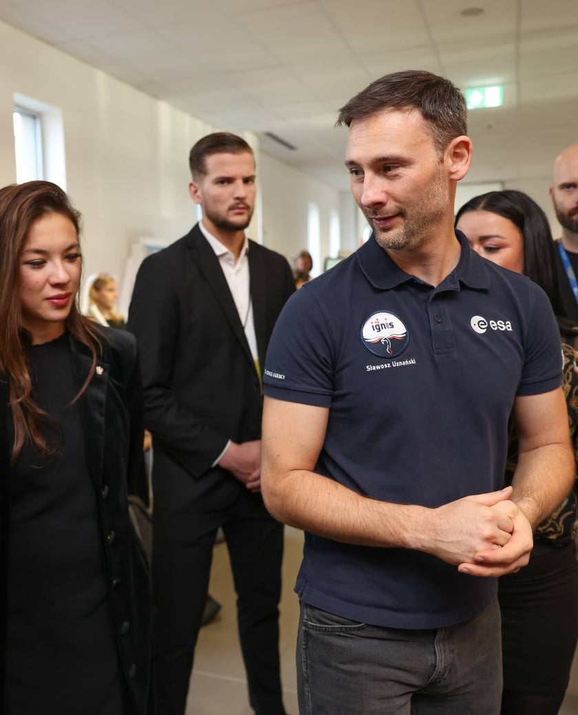 Spotkanie z polskim astronautą dr Sławoszem Uznańskim-Wiśniewskim na Uniwersytecie medycznym we Wrocławiu, 12 listopada 2025