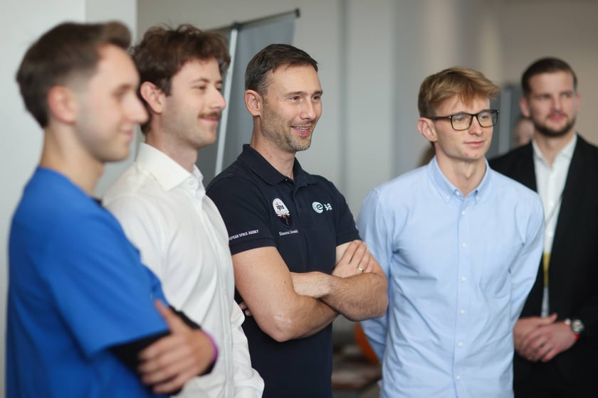 Spotkanie z polskim astronautą dr Sławoszem Uznańskim-Wiśniewskim na Uniwersytecie medycznym we Wrocławiu, 12 listopada 2025