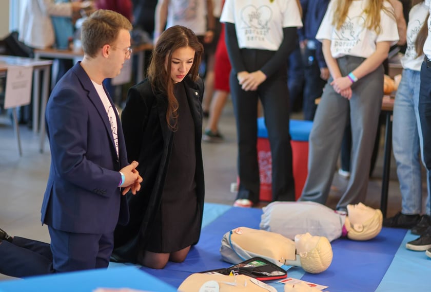 Spotkanie z polskim astronautą dr Sławoszem Uznańskim-Wiśniewskim na Uniwersytecie medycznym we Wrocławiu, 12 listopada 2025