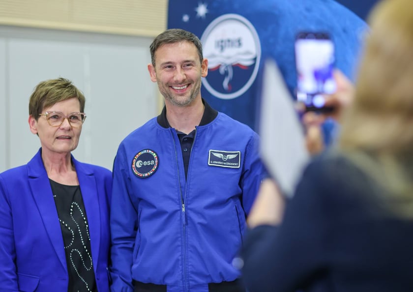 Spotkanie z polskim astronautą dr Sławoszem Uznańskim-Wiśniewskim na Uniwersytecie medycznym we Wrocławiu, 12 listopada 2025