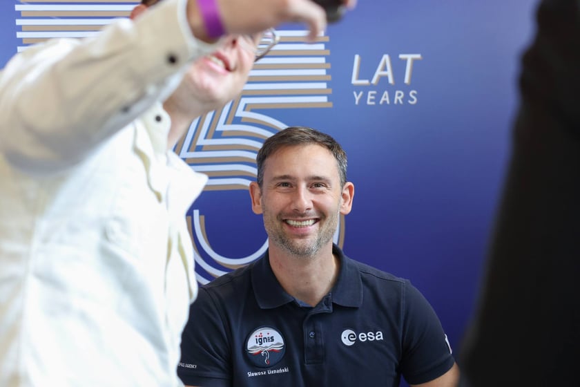 Spotkanie z polskim astronautą dr Sławoszem Uznańskim-Wiśniewskim na Uniwersytecie medycznym we Wrocławiu, 12 listopada 2025