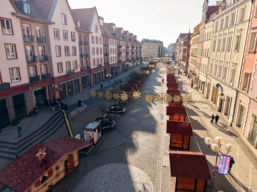 Budowa Wrocławskiego Jarmarku Bożonarodzeniowego, 19 listopada 2025