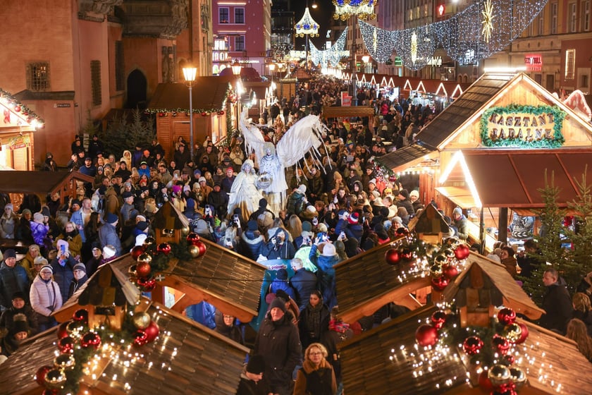 Wieczór otwierający jarmark świąteczny na Rynku we Wrocławiu, 21 listopada 2025