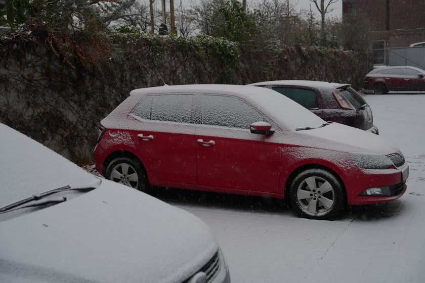 Pierwszy śnieg we Wrocławiu, 24.11.2025