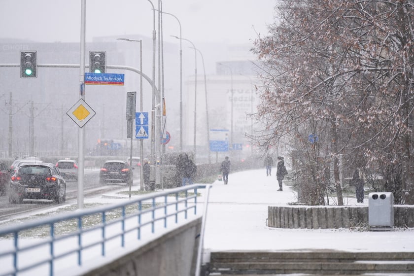 Pierwszy śnieg we Wrocławiu, 24.11.2025