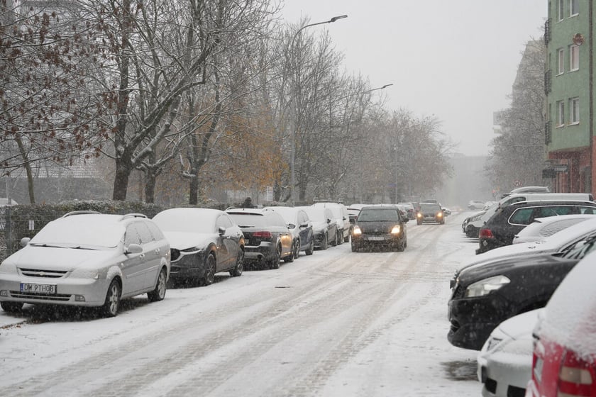 Pierwszy śnieg we Wrocławiu, 24.11.2025