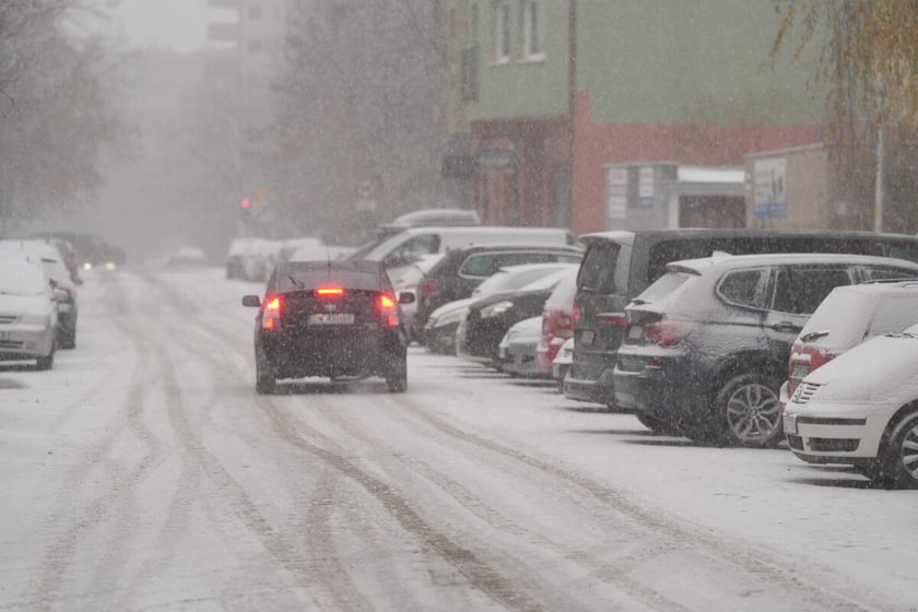 Pierwszy śnieg we Wrocławiu, 24.11.2025