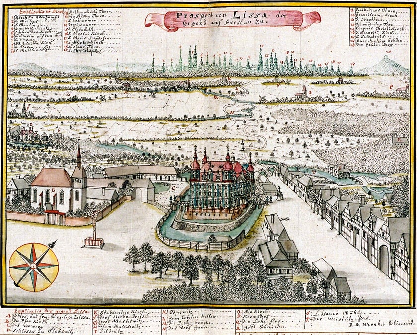 Powiększ obraz: Friedrich Werner, Widok Leśnicy