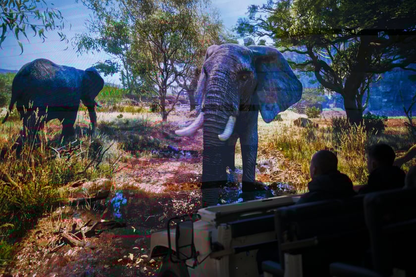 Powiększ obraz: Przejażdżka w rozszerzonej rzeczywistości - Safari Ride we wrocławskim ogrodzie zoologicznym.