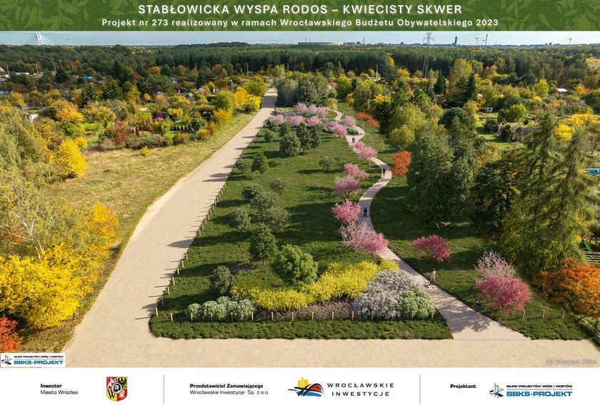 Powiększ obraz: Stabłowice, skwer. Wizalizacja