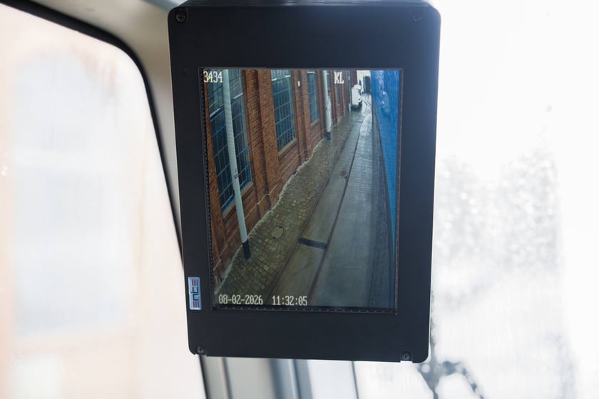 Powiększ obraz: Nowy tramwaj PESA 146N Twist dostarczony do zajezdni MPK Borek z Bydgoszczy.