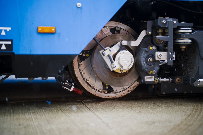 Powiększ obraz: Nowy tramwaj PESA 146N Twist dostarczony do zajezdni MPK Borek z Bydgoszczy.