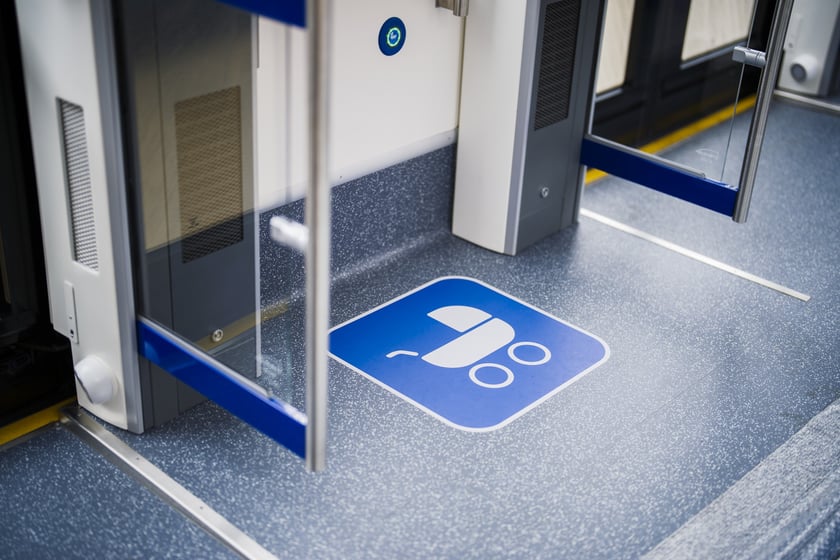 Powiększ obraz: Nowy tramwaj PESA 146N Twist dostarczony do zajezdni MPK Borek z Bydgoszczy.