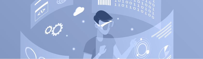 Powiększ obraz: <p>technologiczna ekspansja, grafika ilustracyjna</p>